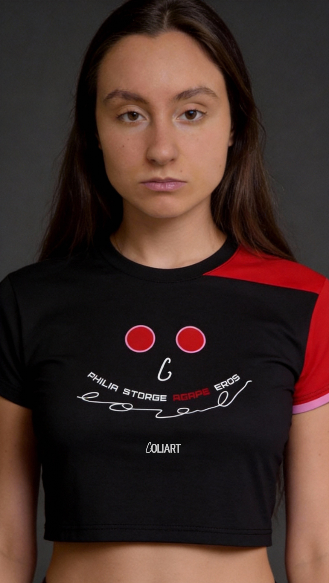 Girl Agape Cropped Tee