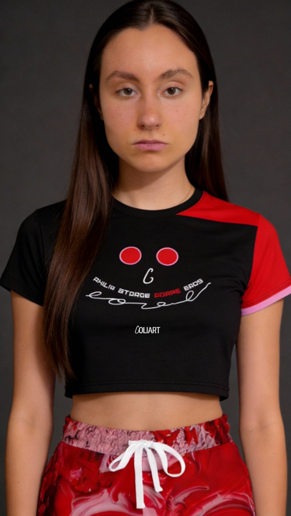 Girl Agape Cropped Tee - Alternate View