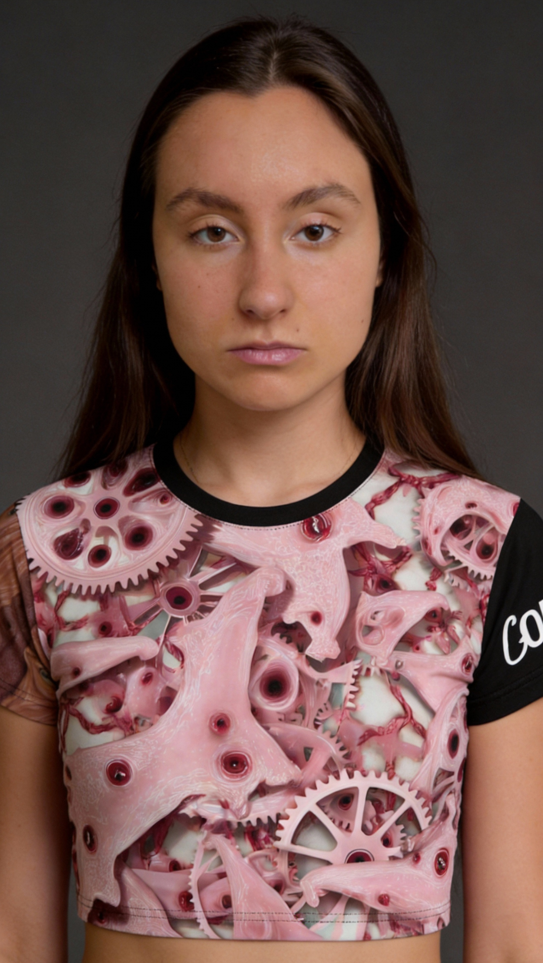 Love Cropped Tee — I LOVE YOU - Alternate View