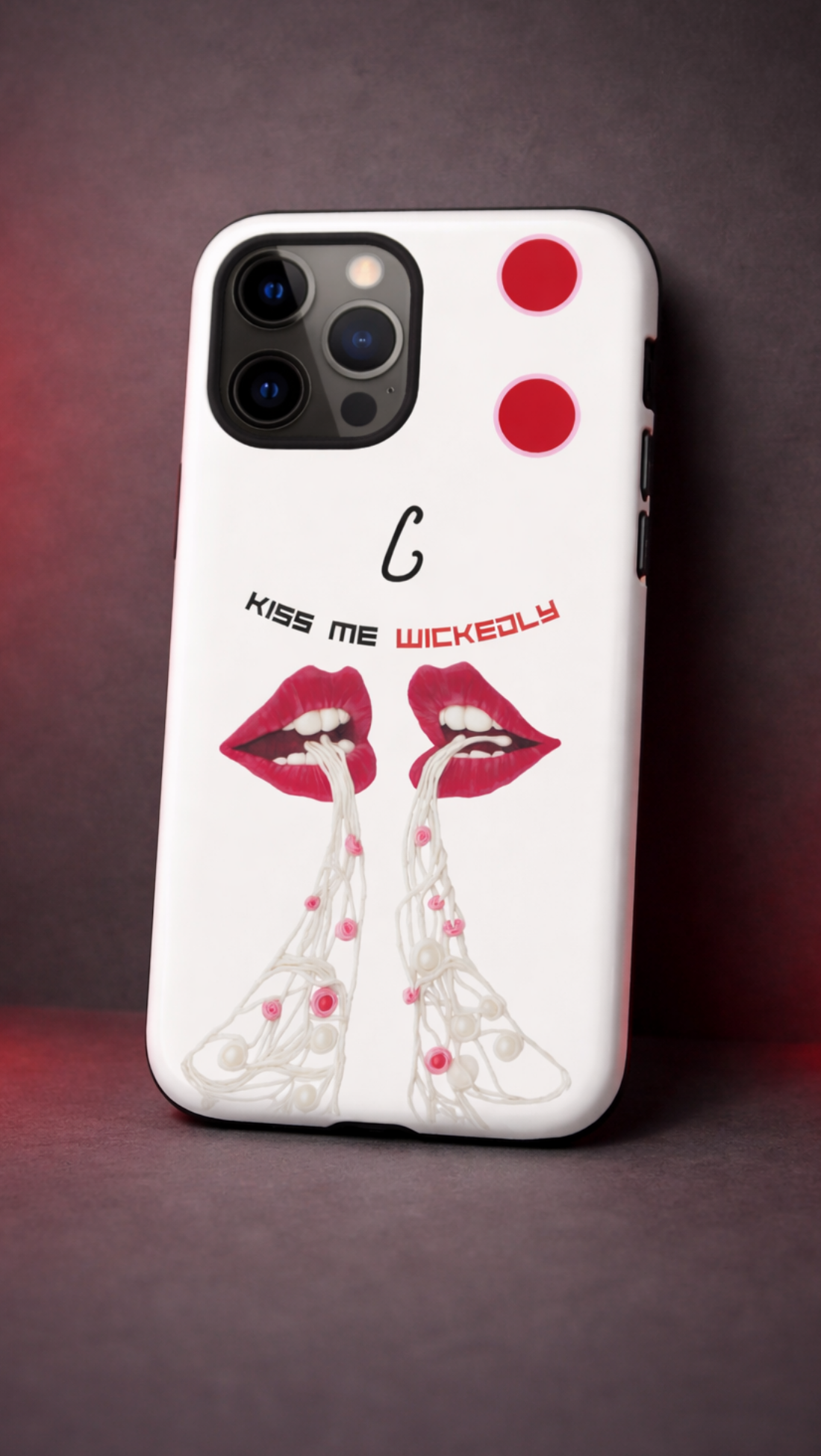 Love Phone Case — KISS ME WICKEDLY - Alternate View